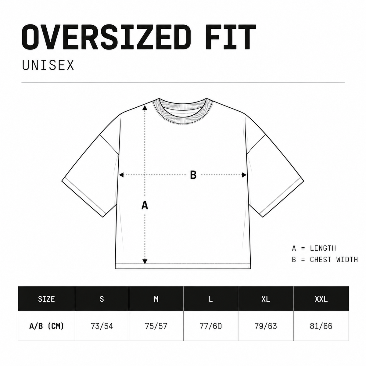 ZONE 5 Tee — Bright Red size chart
